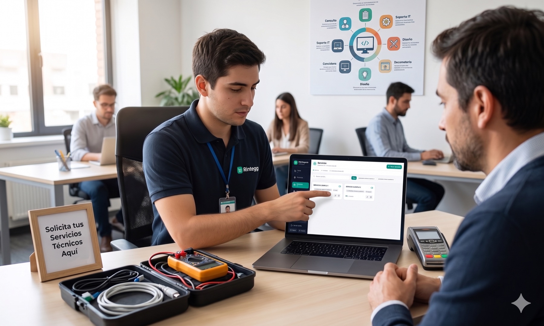 Sell products and services together