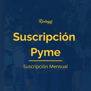 Suscripción Pyme de Rintegg: solución informática mensual para pequeñas empresas